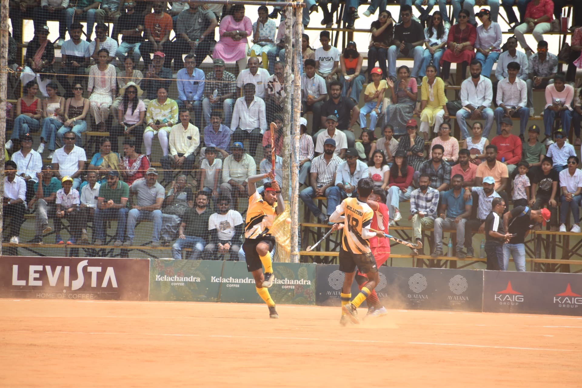 Kodava Hockey Festival match action