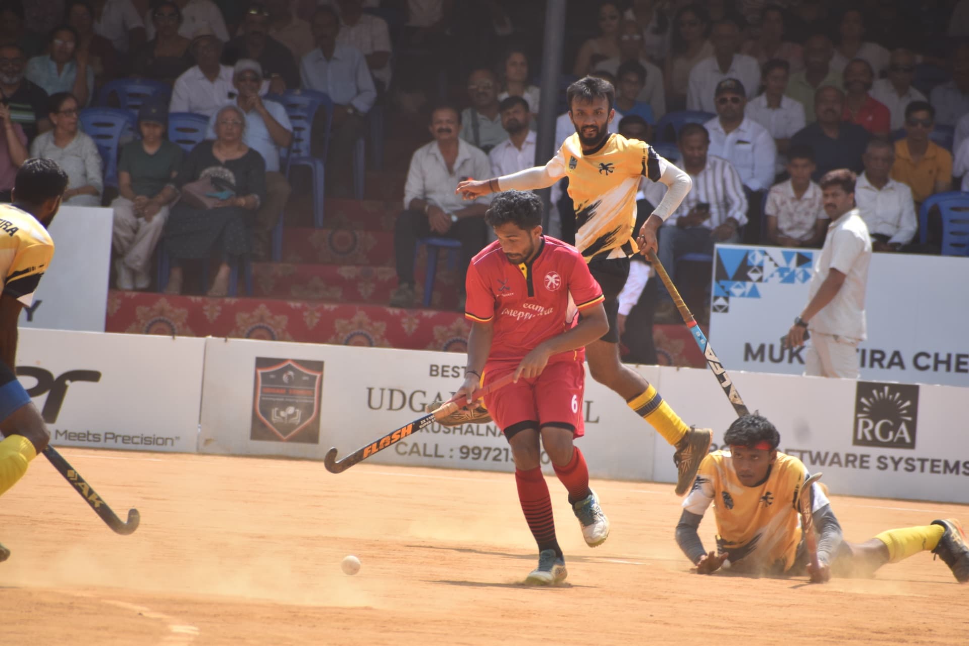 Kodava Hockey Festival game moment