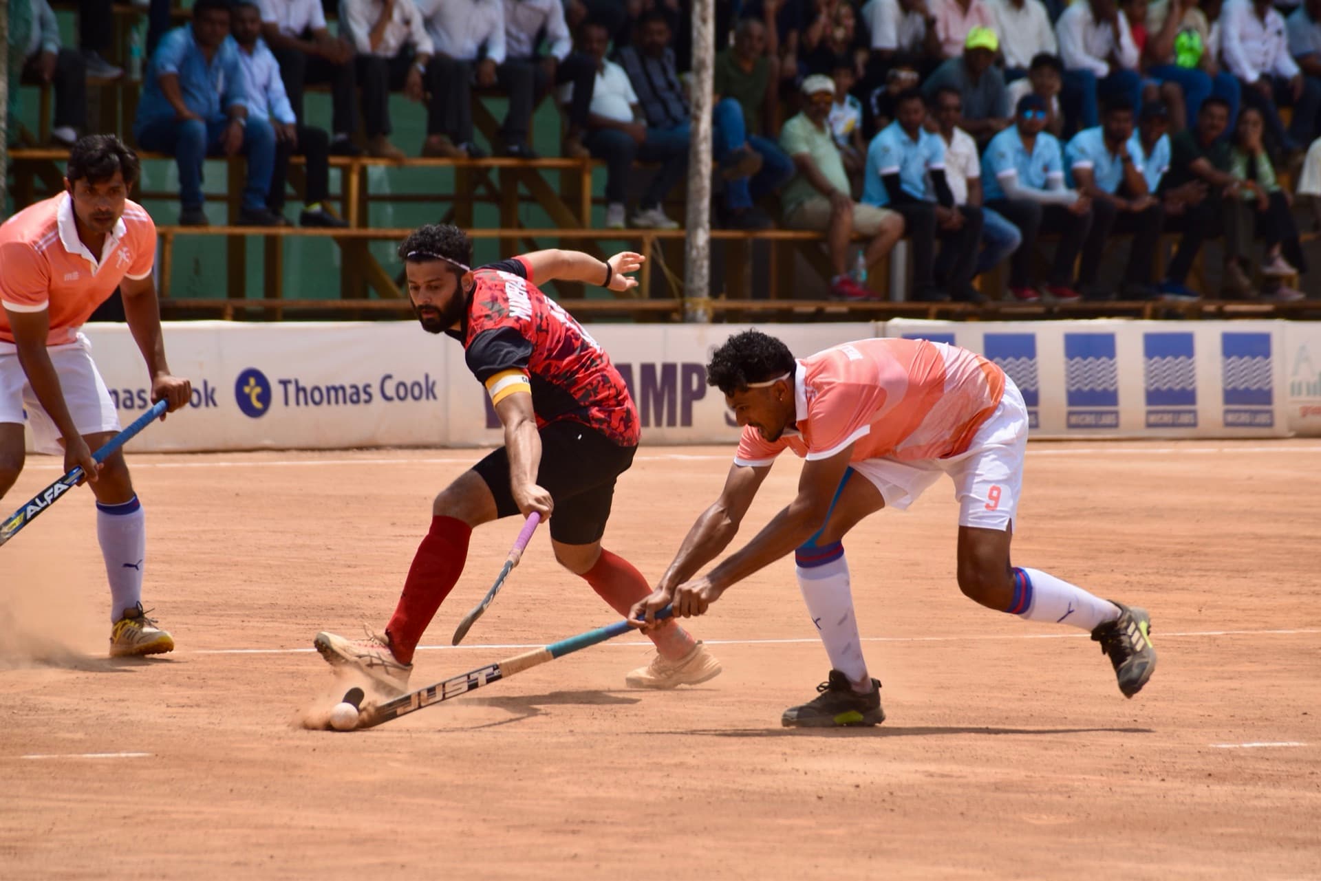 Kodava Hockey Festival action shot